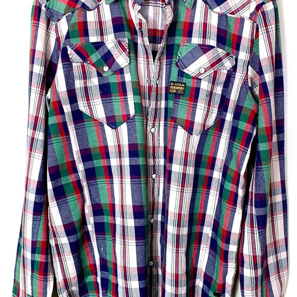 G-Star Raw Denim 03301 R5204 Men's Striped Shirt - Picture 9 of 9